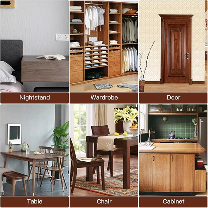 SEISSO Wood Furniture Repair Kit, 12 Colors Wood Repair fillers with Wood Putty. Used for Stains, Scratch, Wood Floors, Stains, Tables, Desks, and Cover Ups