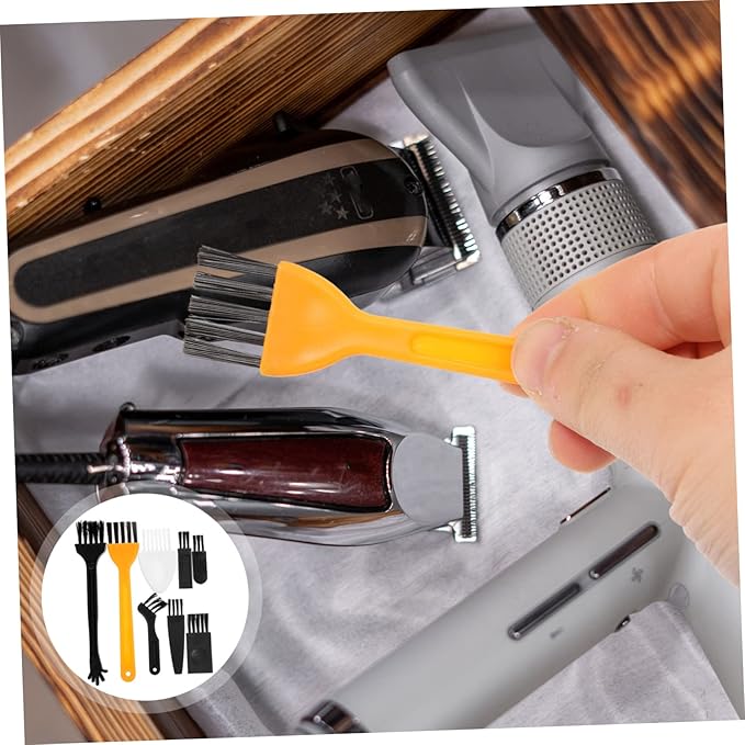 48-Piece Mini Cleaning Brush Set for Shaver and Clipper Small Gap Tool for Daily Use Compatible Electric Trimmers Razor Cleaners and Keyboard Cleaning