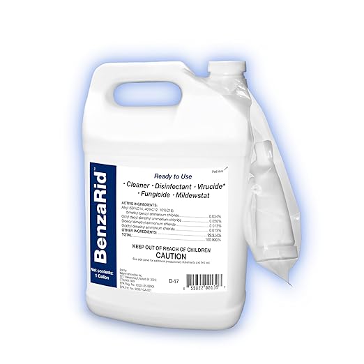 Hospital Disinfectant Sanitizer & Virucide | Kills 99.99% of COVID-19, Avian Flu H1N1,H1N2, H5N1, SARS, Bloodborne Pathogens, Staph, Bacteria & Mold | EPA Reg. | Child & Pet Safe 1 Gal