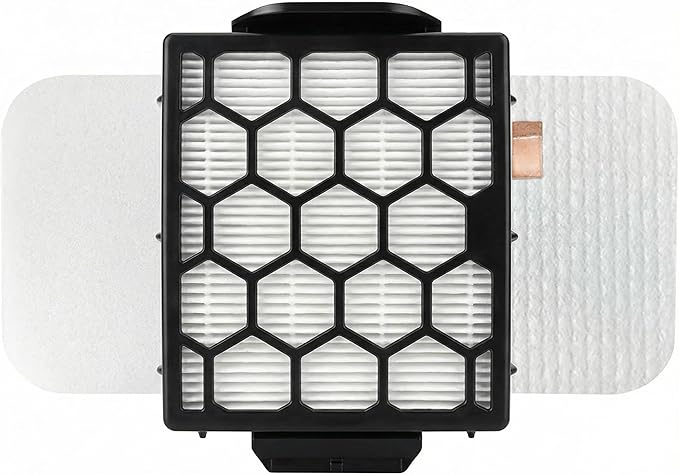 UV850 UV900 Filter Replacement for Shark Performance Lift-Away DuoClean PowerFins Upright Vacuum Cleaners Part # XFFK602UKT HEPA & Foam & Felt Filter Set for Pet Hair, Dirt, Dust
