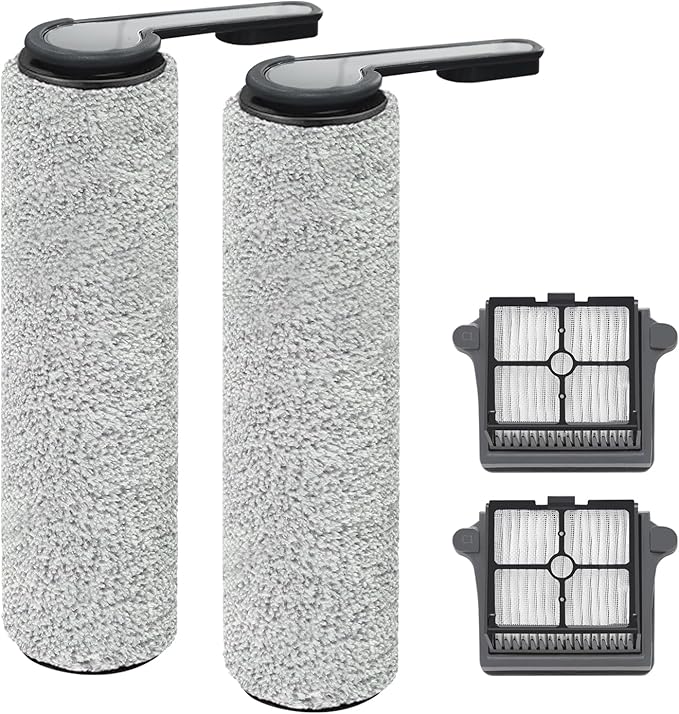 Only Floor One S7 Pro【for S7 Pro Order Before 2024 Aug】 Replacement Roller Brushes & Filters Compatible with Tineco Floor One S7 Pro Cordless Vacuum Cleaner