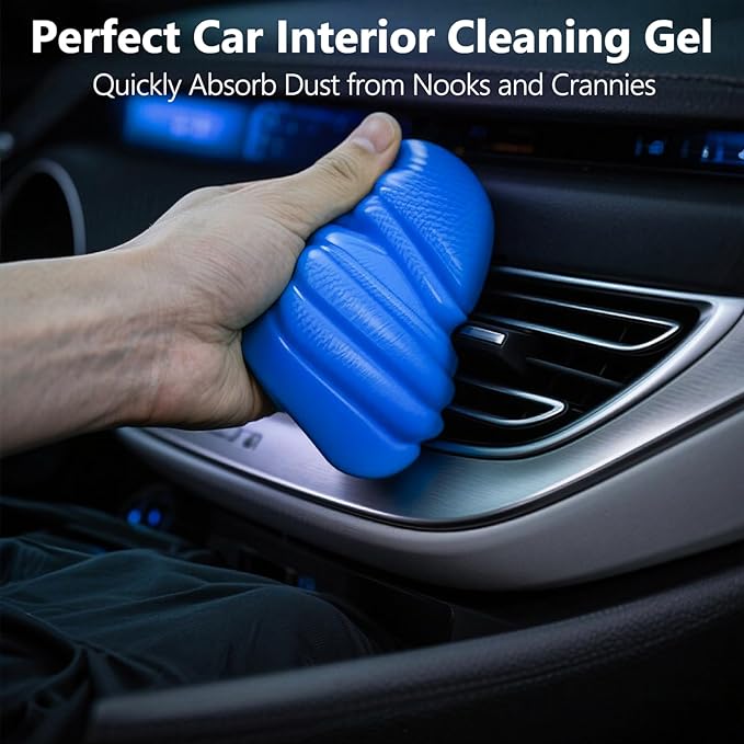 Car Cleaning Gel Car Clean Detailing Putty, Universal Car Interior Cleaner Slime, Car Putty Auto Detailing Tools Accessories, Dust Remover Perfect Cleaning Kit Supplies, Gifts for Men Women-5.6oz