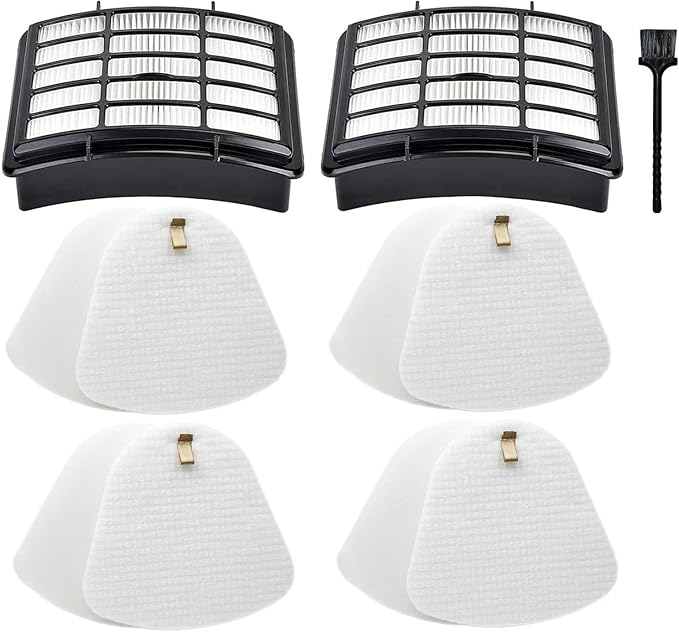 Filter Replacement Parts for Shark Navigator Lift-Away Vacuum ZU503AMZ CU500 NV350 NV351 NV352 NV355 NV356 NV357 NV360 NV370 NV380 NV391 UV440 UV490 UV500, 2 HEPA+4 Foam & Felt Filters