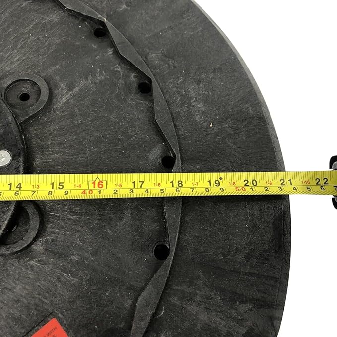Universal 1 Piece 21 Inch Diameter Heavy Duty Rotary Scrub Brush Fit for Commercial Floor Machine-Medium Brush (508mm)