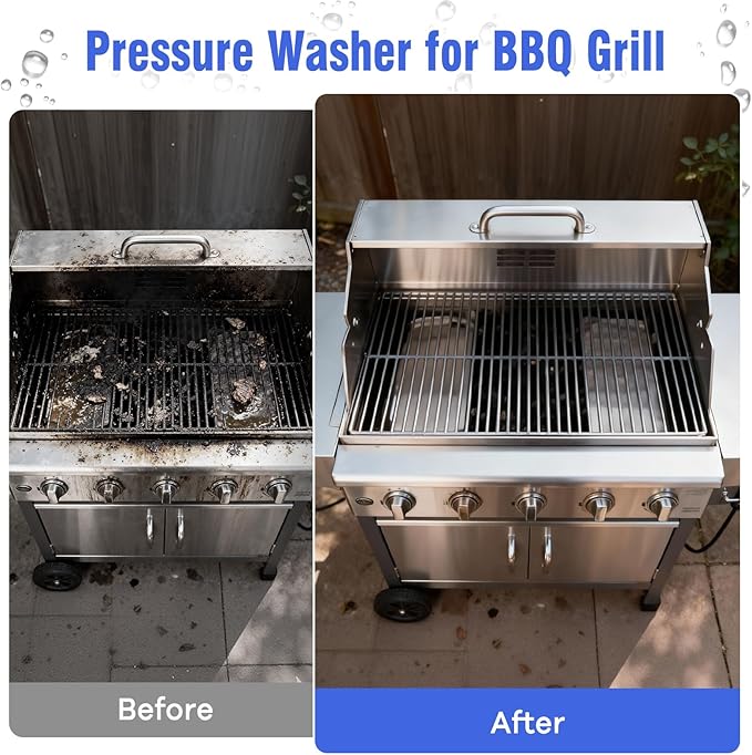 Pressure Washer, Washer with 4 Quick Connect Nozzles, Pressure Cleaning Machine with Foam Cannon for Cars/Fences/Driveways/Patios/Home Cleaning, Pallet of Product