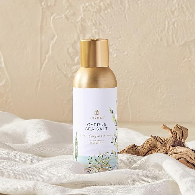 Thymes Cyprus Sea Salt Home Fragrance Mist (3.0 oz) (Pack of 2)