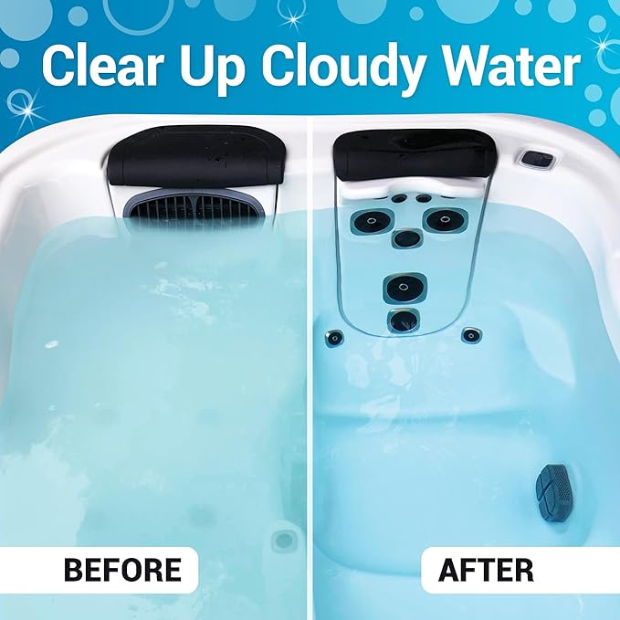 Bio Ouster Hot Tub Chemicals Kit Complete Hot Tub Cleaner Kit with 3in1 Weekly Care, Power Purge Jet Cleaner, Towel, Measuring Cup for Standard and Inflatable Spas Made in USA
