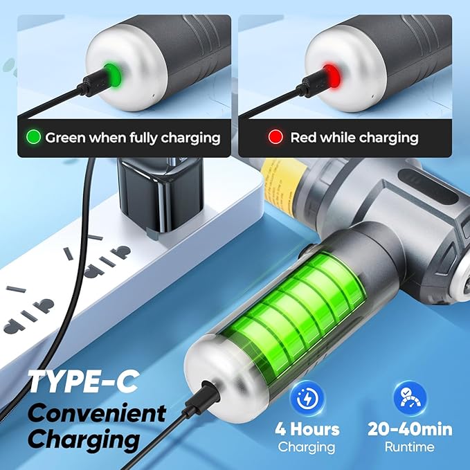 Cordless Car Vacuum, 4 in 1 Mini Vacuum Cleaner High Power 17500PA Suction Handheld Vacuum, Portable Air Dusters,7800mAh Battery 3 Level Adjustment Small Car Cleaner for Cars Home Office