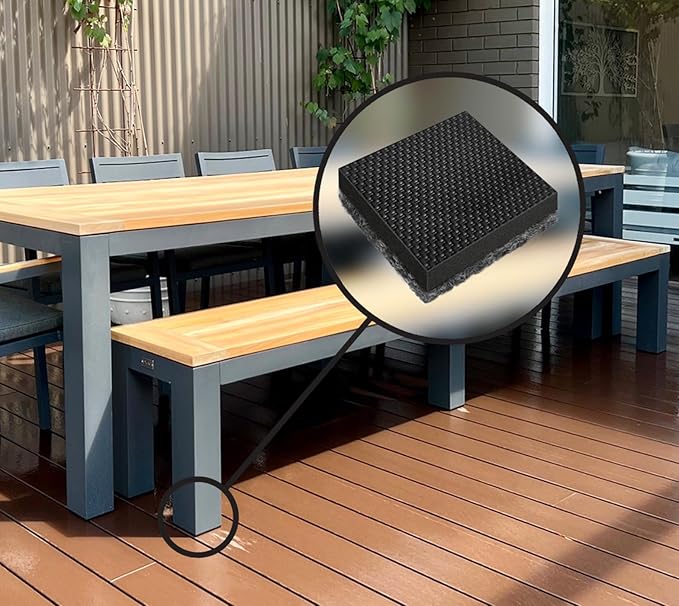 Slipstick GorillaOutdoor Weatherproof 2-1/2 Inch Furniture Sliders for Hard Surface Flooring (4 Pack) Heavy-Duty Furniture Movers for Outdoor & Indoor Sliding