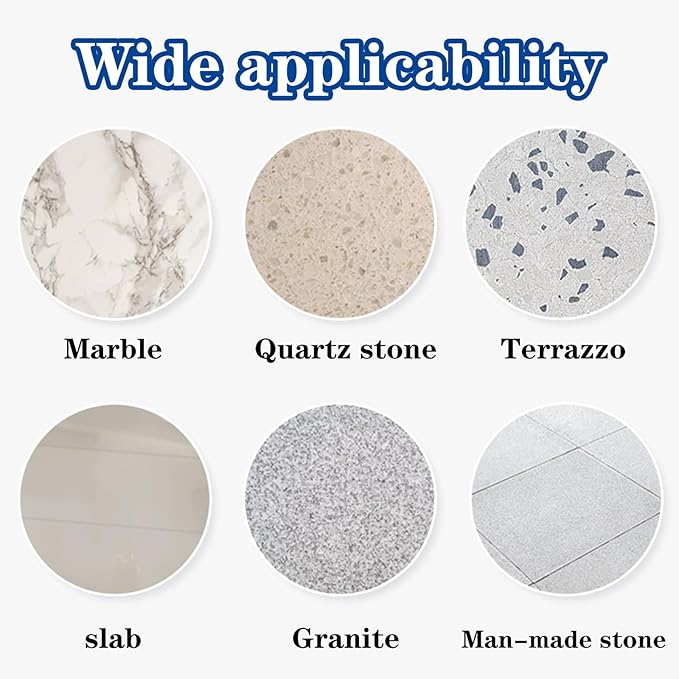 Marble Polishing Paste, Granite Cleaner Countertop, Marble Polish - Professional Polish Compound for Granite, Marble, Quartz & Stone | Restores Shine, Removes Scratches & Etch (10.OZ)