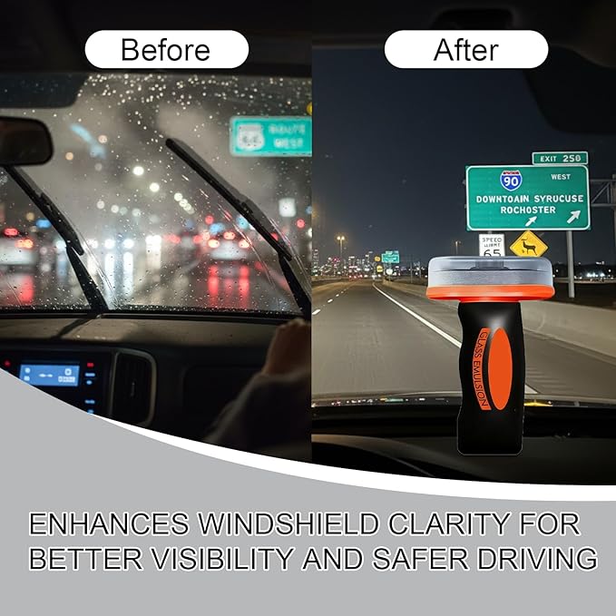 Umex Glass Cleaner - Streak-Free Windshield Cleaner& Glass Emulsion, Removes Tough Grease, Grime, Oil Film, and Water Spots for Car, Home, and Office (2 Pack, 3.38oz Each)