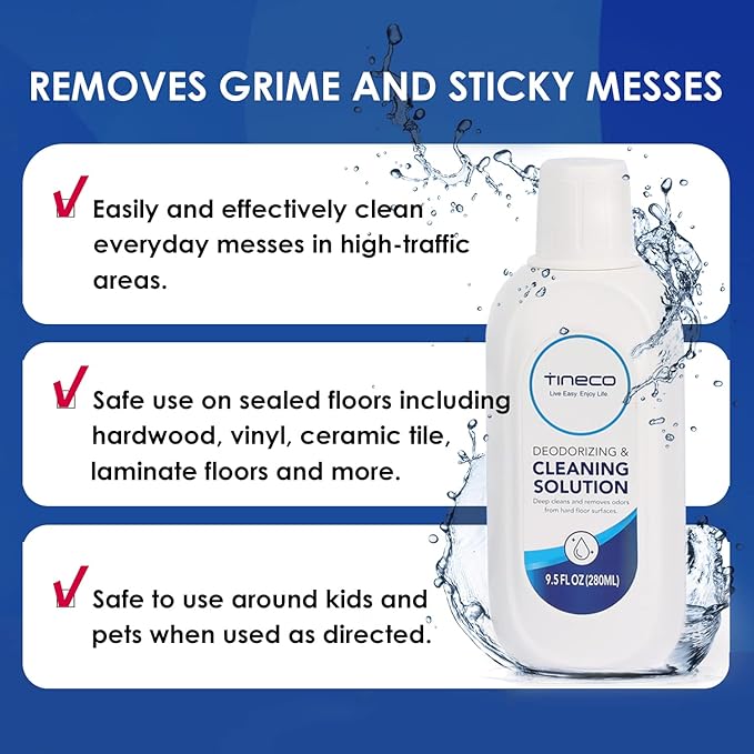 Tineco Floor ONE S5 / iFLOOR 5 Breeze Complete Cordless Stick Vacuum Mop Replacement, HEPA Assembly & Brush Roller & 280ml Solution Set, Not for S5 Combo and Any Other Model