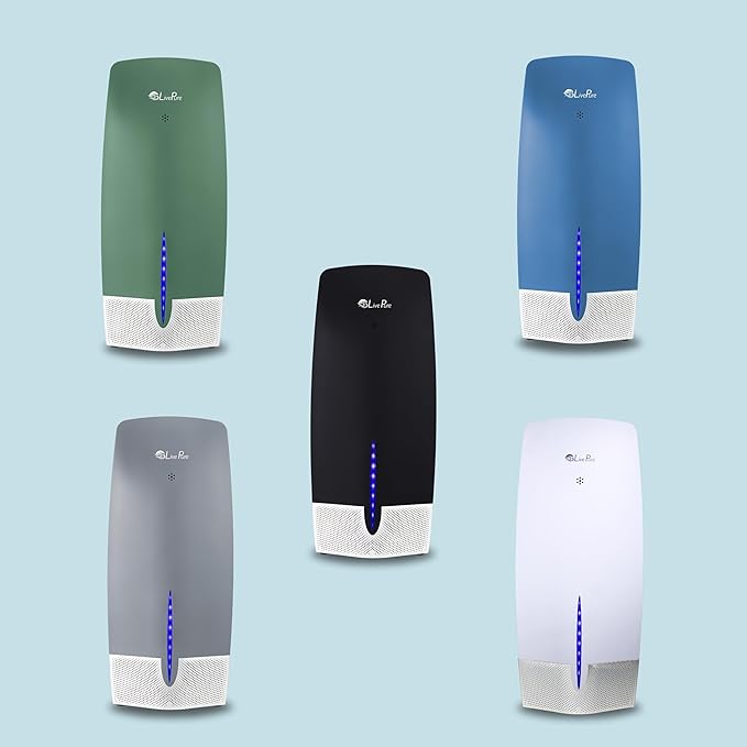 LivePure Air Purifier w/Granular Carbon Insert, LP470THP-DNB, Denim Blue