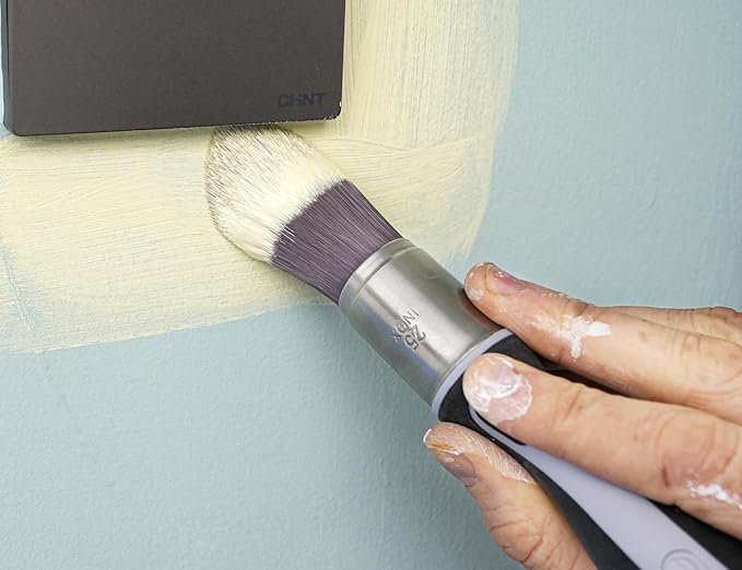 ROLLINGDOG Trim Paint Brush - 25mm Edge Paint Brush Pointed Round Detail Brush Edge Painting Tool for Wall Corners,Doors,Cabinets and Detailed Molding