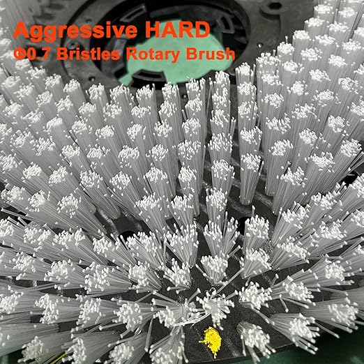 Universal 19 Inch Heavy Duty Aggressive Rotary Scrub Brush fit for for Commercial Floor Scrubber Machine-Heavy Duty Brush (483MM)