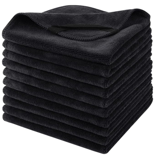 SINLAND Microfiber Facial Cloths Fast Drying Washcloth 12inch x 12inch Absorbent Face Wash Cloth Soft Makeup Remover Cloths