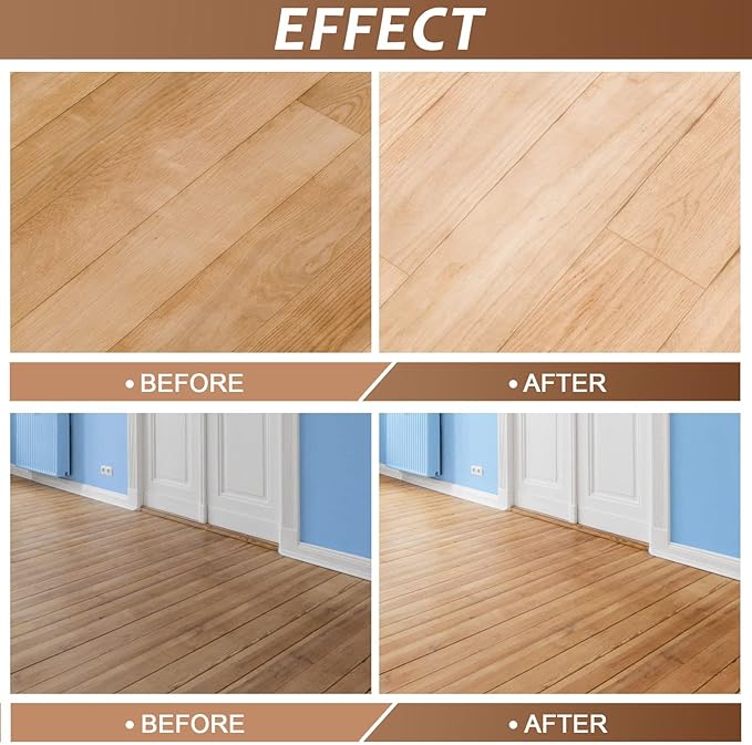 SEISSO Wood Polish Wax, Paste Wax for Wood Finish, Wood Wax Polish, Conditioner, Cleaner, Restorer, Furniture Polish for Wooden Floors, Cabinets, Tables, Doors