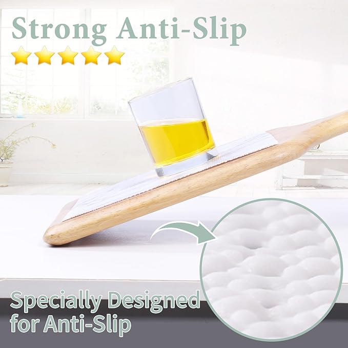 Drawer and Shelf Liner for Kitchen Cabinet: 23.6 in X 30 Ft Non Slip Waterproof Shelf Paper Non Adhesive Refrigerator Liners White Marble Easy Liners for Bathroom with Knife Tape Measure