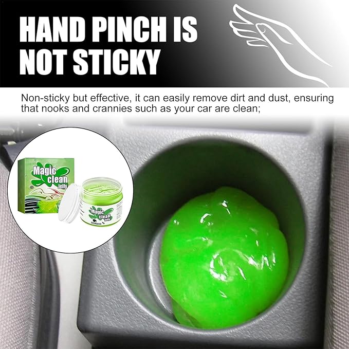Car Crevice Cleaning Gel - Car Cleaning Putty for Interior, Dust Remover Gel | Gel for Air Vents, Automotive Dust Car Crevice Cleaner, Keyboard Cleaner for Laptops, Desks, Keyboards, Gear Levers
