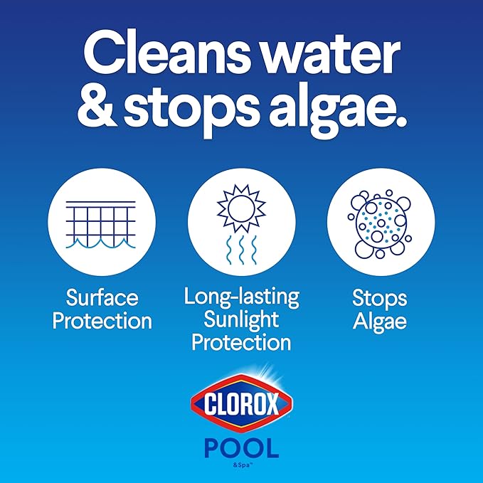 Clorox Pool&Spa XTRABLUE Plus 3” Chlorinating Tablets, Individually Wrapped, Kills Bacteria & Stops Algae (35 LB)