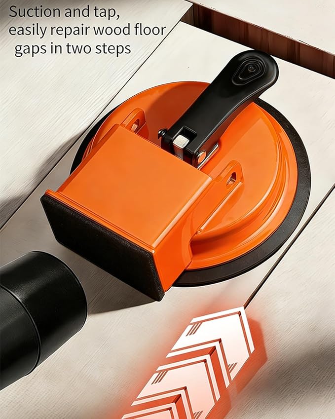 Heavy Duty Floor Gap Fixer Tool for Vinyl Plank Flooring, Laminate Tile Gaps Repair Tools, Adjustable Height Enhanced Vacuum Suction Cup Leveling Grabber Fix Pro Kit, Made of Iron for Wood Lvp