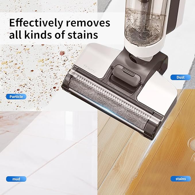 keluke Roller Brush and Filter Replacement Compatible with Tineco iFloor 3/ Floor One S3 Cordless Vacuum Cleaner, Replacement Parts Include 3 Brush Rollers, 3 Filters