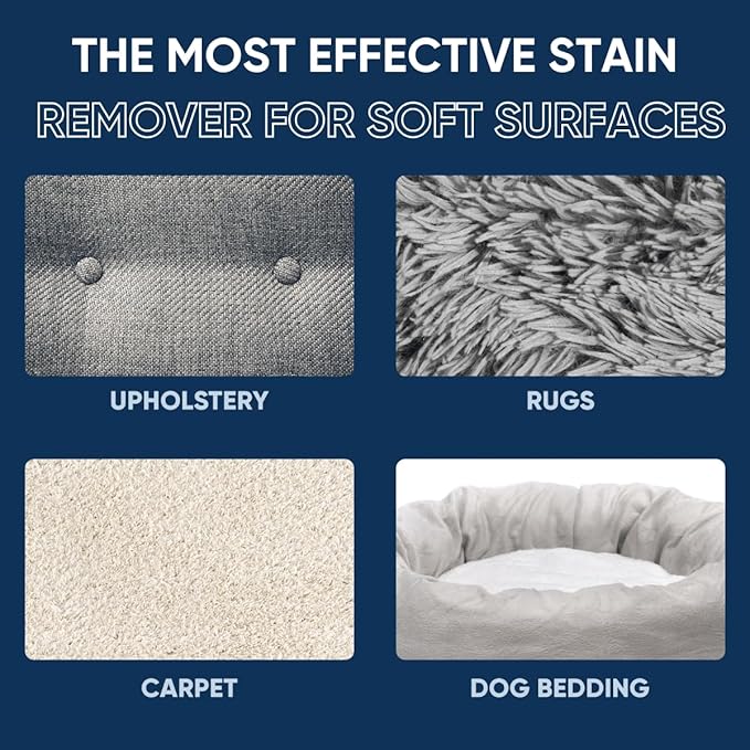 Oxy Pet Carpet Cleaner Spray | Pet Stain Remover for Pet Urine, Cat Pee, Dog Poop | Deep Spot Treating Action on Carpeting, Upholstery, Laundry, Pet Beds & More (160 Fl Oz)