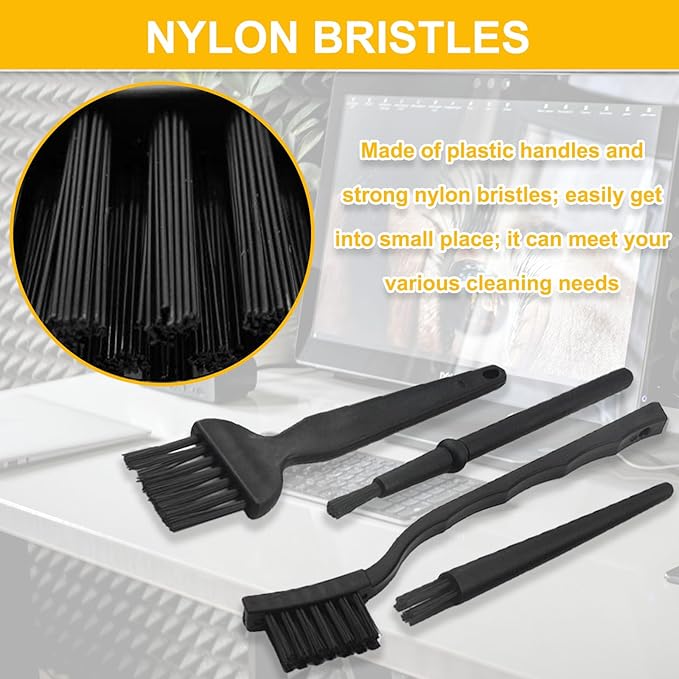 Computer Keyboard Cleaning Brush 8Pcs Small Portable Laptop Electronics Camera Anti Static Brushes Kit