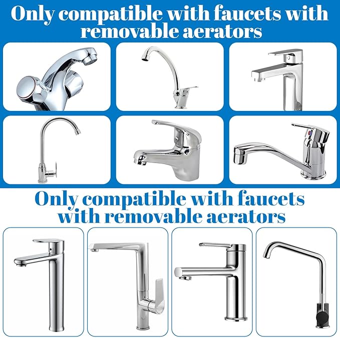 2 Pack Dishwasher Faucet Adapter Dishwasher Snap Adapter Connection Portable Washer Faucet Snap Adapter Connection Accessories Portable Dishwasher Washing Machine to Sink