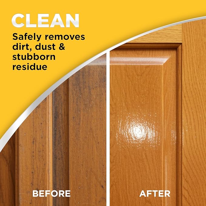 Weiman Wood Restore and Repair Kit, Wood Floor Scratch Repair, Furniture Markers Touch Up, Cabinet Cleaner, Removes Dirt & Reduces Scratches, Safe for Table, Desk, & Chair, UV Shield Technology