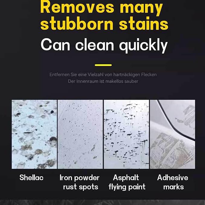 Cars Tree Sap Cleaner – 100ml Bird Dropping Remover Spray | Auto Exterior Detailing Solution, Resin AND Sticker resSidue Dissolver for Paint Glass Bumpers Vehicle Care