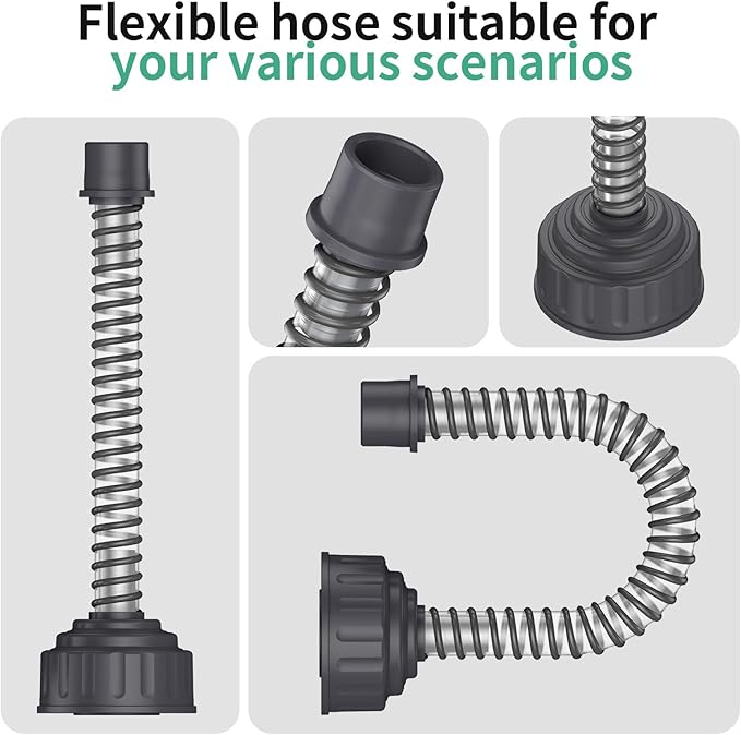 AC Drain Line Cleaner, A/C Condensate Drain Line Cleaner Adapter, hvac tools, Universal Fit AC Drain Line Unclogger, Compatiable With Most PVC Pipe Sizes, Easy To Use, Black