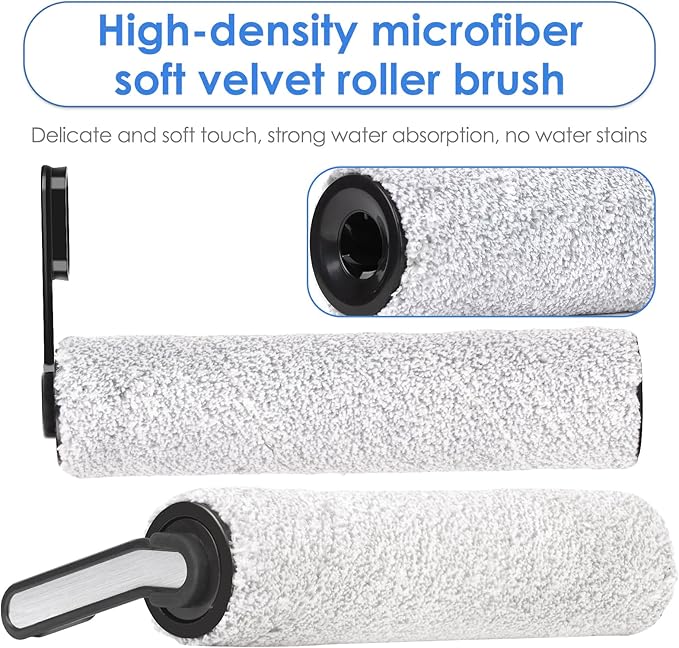 (3 Pack) One S5 Pro Replacement Brush Rollers Tineco Floor One S5, Floor One S5 Pro, iFLOOR 5 Breeze Complete Cordless Wet Dry Vacuum Cleaner, Replacement Parts Accessories, Brush Rollers