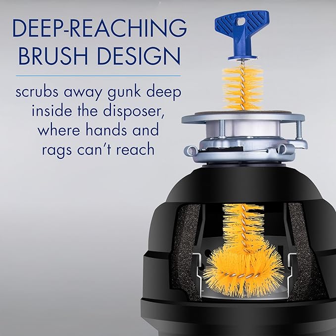Mr. Scrappy Garbage Disposal Brush and Disposer Care Kit