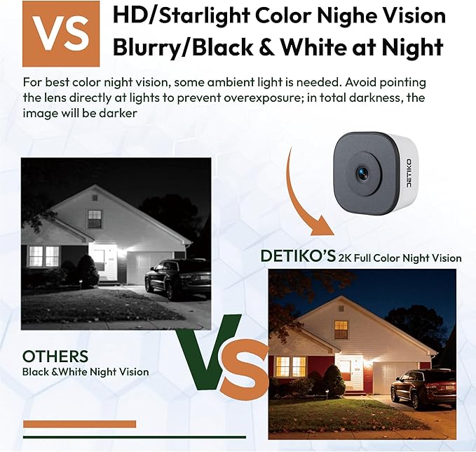 2K Window Camera,2.4G WiFi Only,Smart Window Security Camera with AI Motion Detection,Starlight Color Night Vision,911 Emergency Support,US Cloud Storage,24/7 Recording,Easy & Quick Install