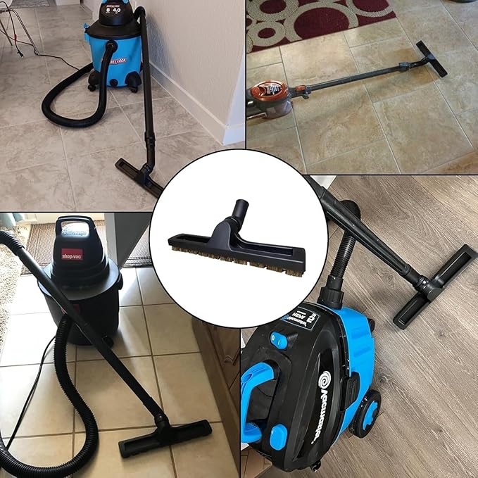12" Universal Vacuum Cleaner Attachment 360° Swivel Floor Brush Tool 1.25" 32mm ID Vacuum Brush Accessorie