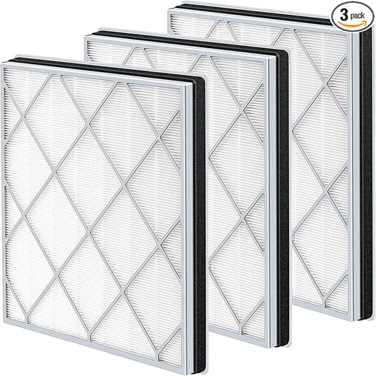 3 Pack Compatible with Shark 4 HE401 HE402 HE405 HE400 UA415 True Filter Replacement, Part Number HE4FKPET, HE4FKBAS, HE4FKPRO, 100356-chn-1
