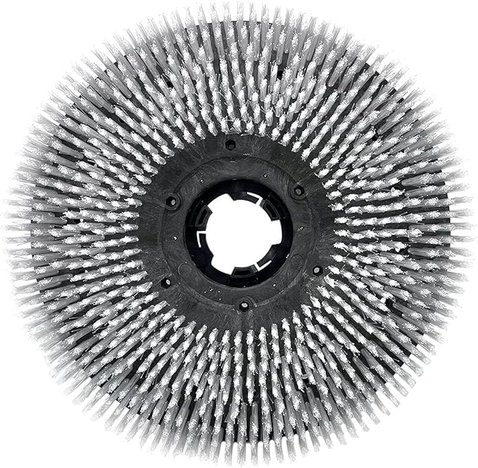 Universal 1 Piece 21 Inch Diameter Rotary Scrub Brush Fit for 21'' Commercial Floor Machine-Medium Brush (508mm)