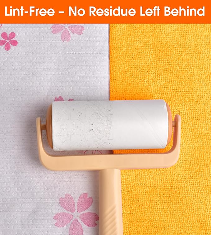 Microfiber Cleaning Cloth Roll–100 Pack, Tear Away Microfiber Towels, Reusable, Washable, Scratch-Free, Kitchen Towels for Car, Home, Kitchen, Glass, Dishes(Tangerine Yellow)