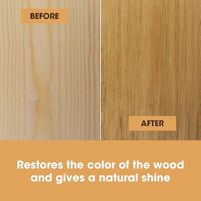 Furniture Clinic Premium Dark Oak Beeswax Polish (6.8oz/200ml) | Condition, Restore, Protect, & Waterproof Wood Furniture | Natural Wax for all Wood Types & Colors - Oak, Teak, Dark & Light