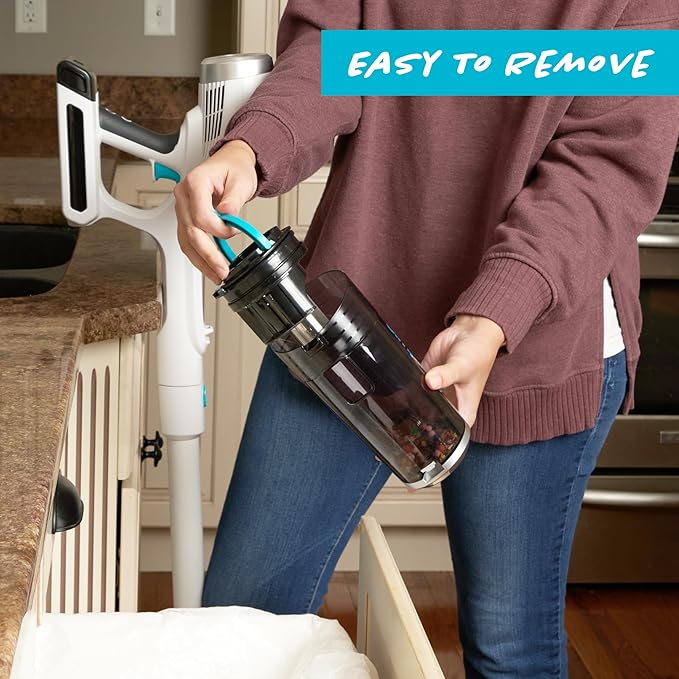 Simplicity Vacuums S67 Bundle, Stick Cordless Vacuum Cleaner and SF67 HEPA Media Filter Set, Powerful on Hardwood Floor and Carpet, Rechargeable Lightweight Cleaner for Home, Pet Hair