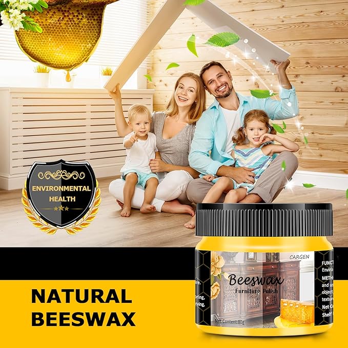 CARGEN 3 PCS Wood Seasoning Beewax Natural Beewax Traditional Wood Wax Multipurpose Beeswax Furniture Polish for Wood Polish Furniture Care