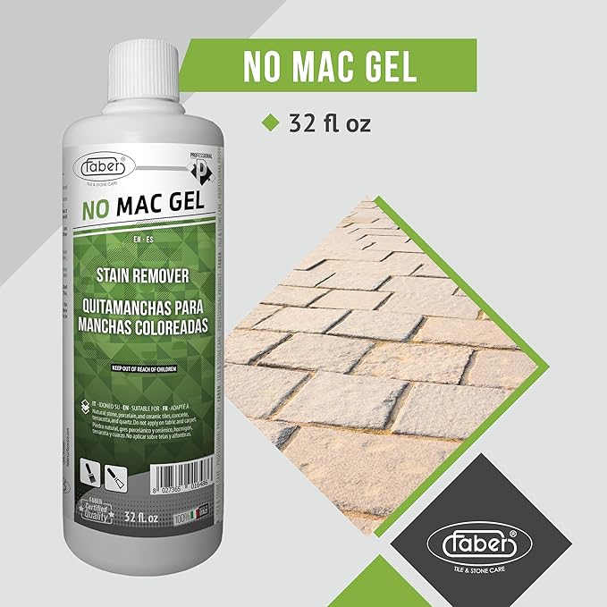 FABER NoMacGel Water-Based Stain Remover Gel for Hard Surfaces (500mL)
