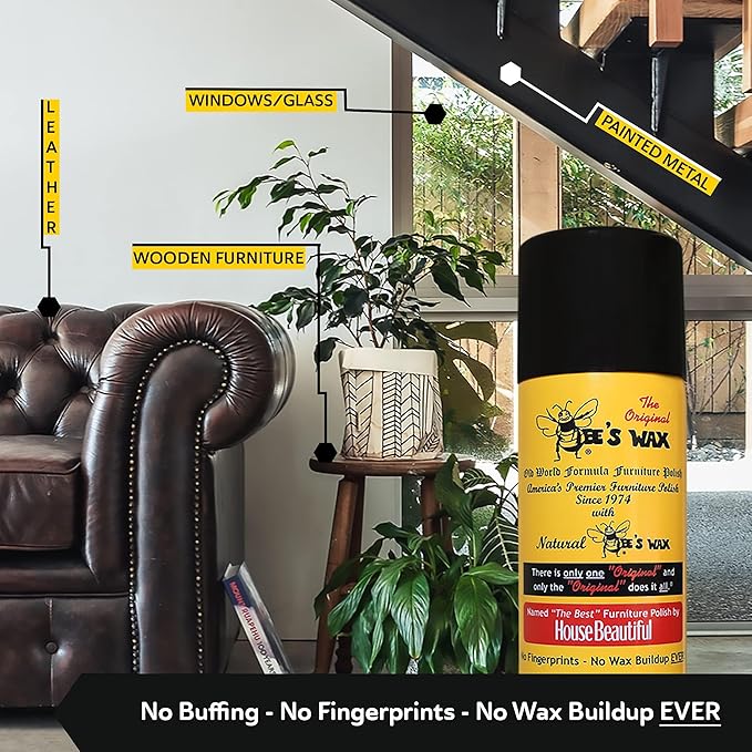 The Original Bee's Wax Old World Formula Furniture Polish - 2 Pack