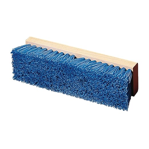 Carlisle FoodService Products 36193P14 Blue Color, 10" Polypropylene Deck Scrub Brush