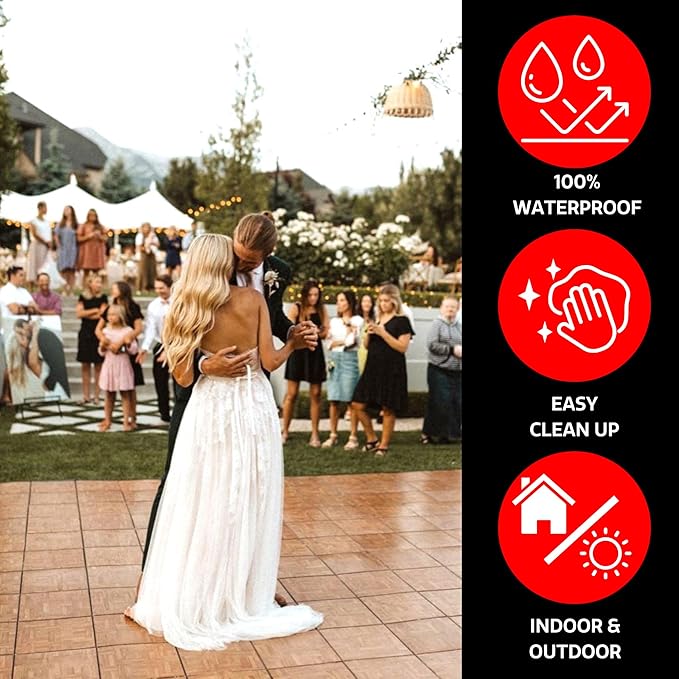 Big Floors Portable Dance Floor Kit, Dance Mat for Practice
