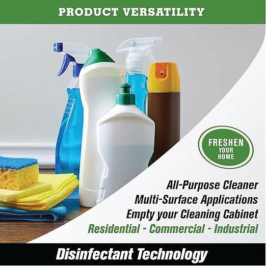 SNiPER Hospital Disinfectant, Odor Eliminator & All-Purpose Cleaner, Set of 4 Ounce Spray, 32 Ounce Spray, and 1 Gallon Bottle