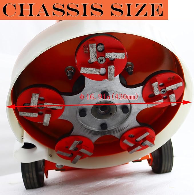 Hand-push Electric Floor Grinding Polishing Machine with Dust Suction Fan for Concrete Cement Road Renovation Paint Removal Dustless 220V
