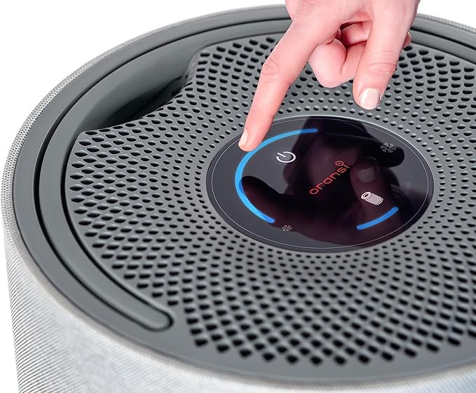 ORANSI mod+ Air Purifier - Extra-Large Rooms, 3-Stage Air Filter with Carbon, Wildfire Smoke, Allergies, Pets, Birds