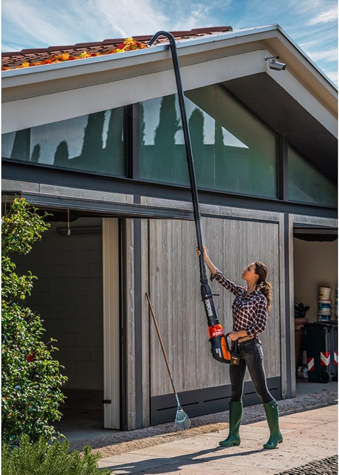 WORX Gutter Cleaning Kit with 5” Inches Tubes for WORX Leaf Blowers, WA4092